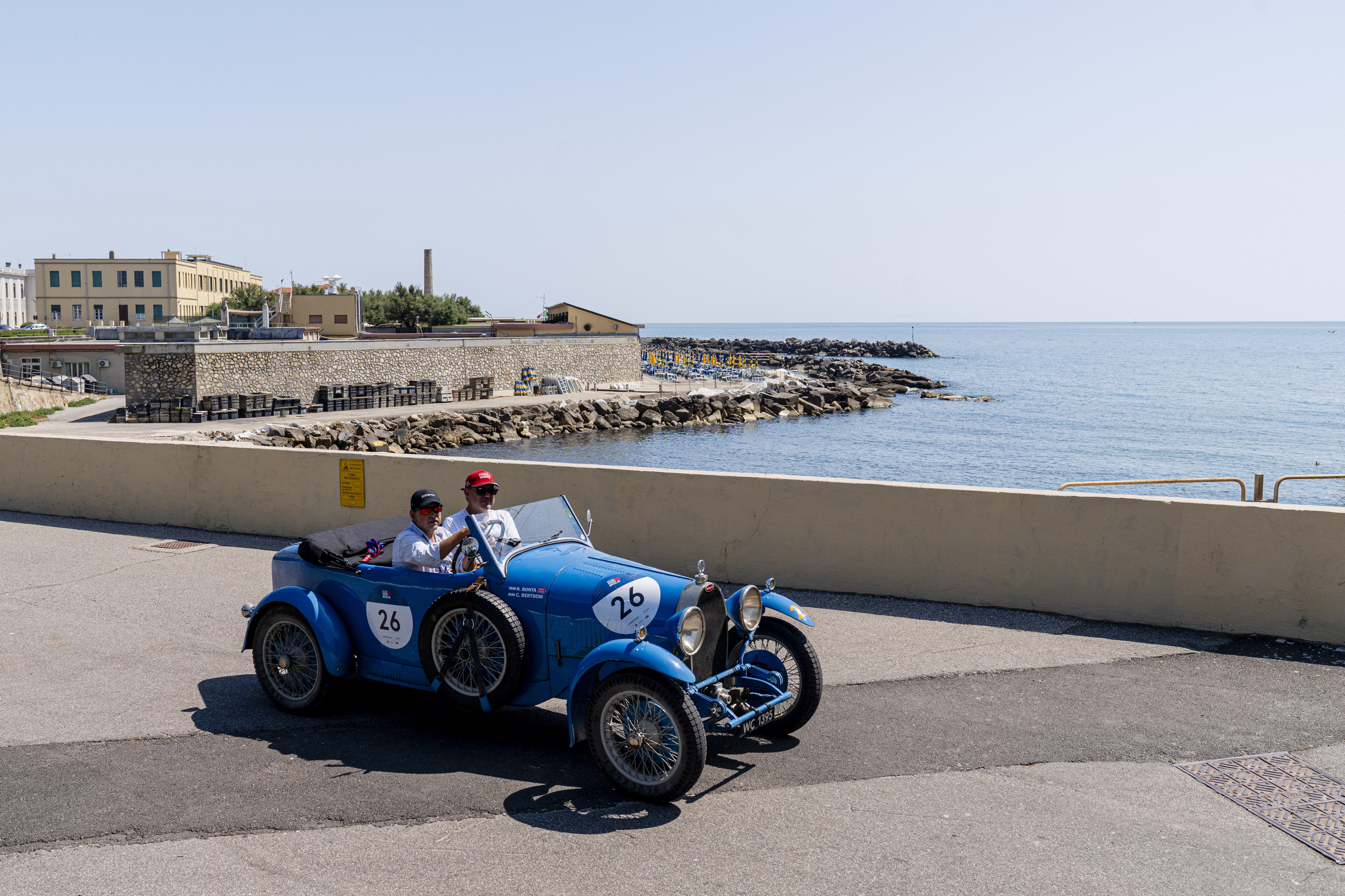 1000 Miglia 2025, heading towards Parma after passing through the Naval Academy of Livorno