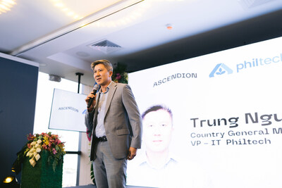Trung Nguyen, Country General Manager and Vice President, Information Technology, Philtech Inc. at the launch.
