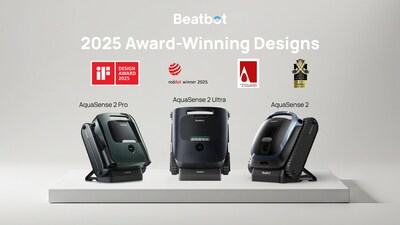 Beatbot AquaSense 2 series wins multiple international design awards in 2025.