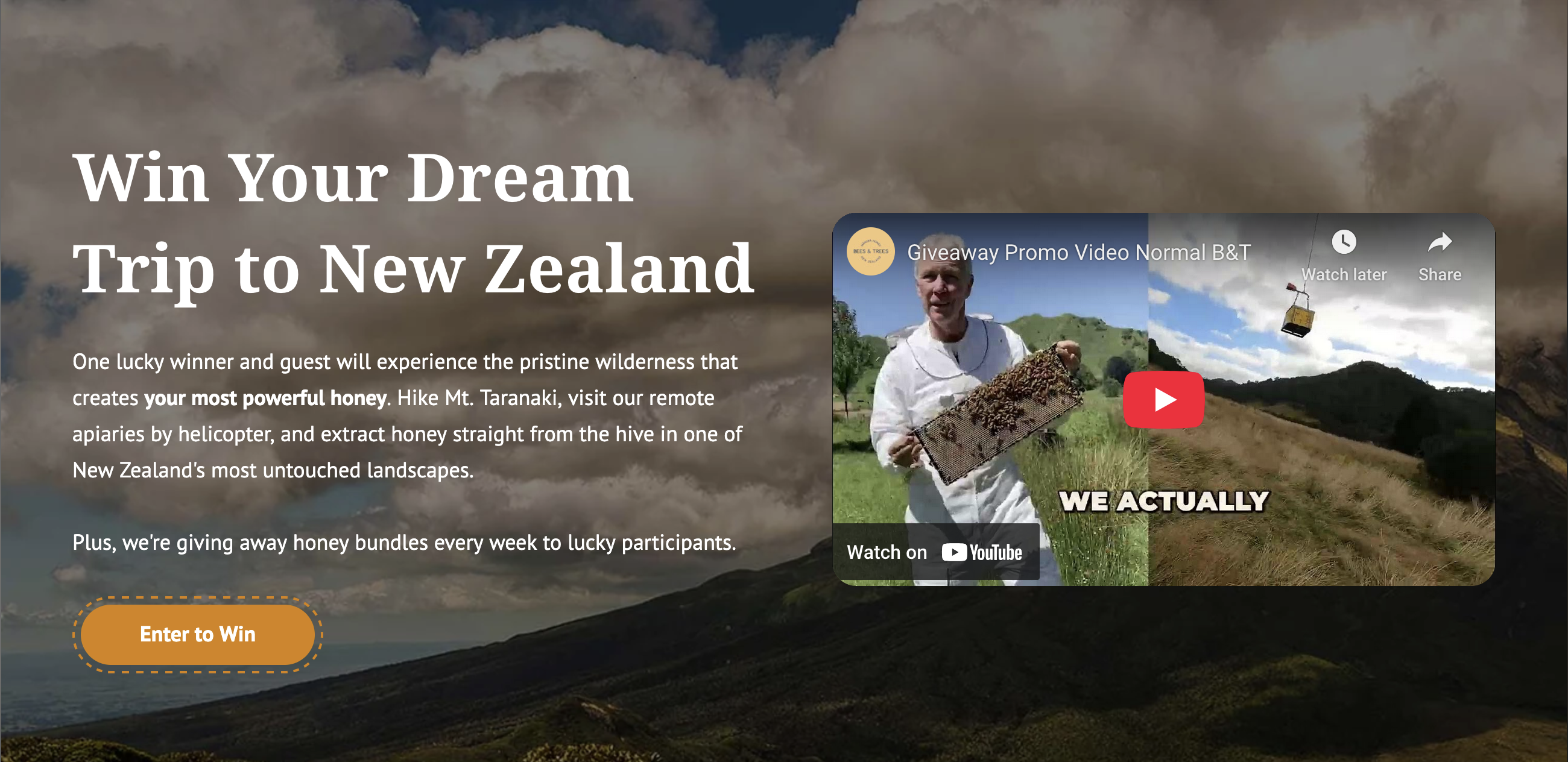 Bees & Trees Announces New Zealand Adventure Giveaway by Trying This Powerful Superfood