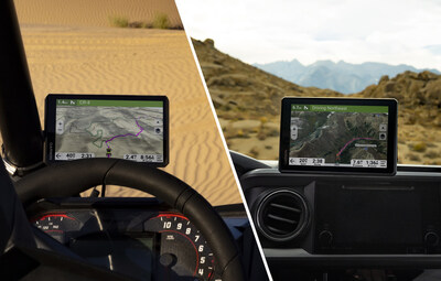New rugged all-terrain navigators offer larger touchscreens, sturdy mounts and bring a new Great Rides feature to take off-road adventures even farther.