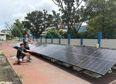 Co-location of Solar & Na-ion Batteries for commercial & industrial energy storage