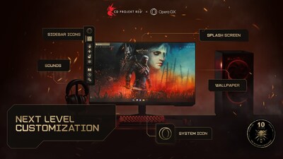 Opera GX Cd Projekt Witcher collaboration