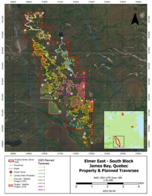 Comet Lithium to Launch 2025 Exploration Program at Triple L and Elmer East Properties, Targeting Copper-Nickel and Lithium Anomalies