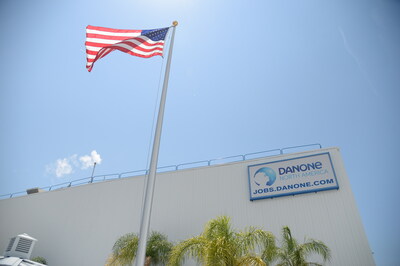 Danone celebrates the ribbon cutting of its $65 million expansion of a manufacturing plant in Jacksonville, FL on Tuesday, June 17, 2025. The plant produces coffee and creamers for leading brands like International Delight and STōK Cold Brew. (Rick Wilson/AP Content* for Danone North America)