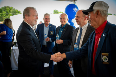 Senator Phil Berger, Lance Metzler, Rockingham County Manager, Bill Lester, Chair Citizens Economic Development, Kevin Berger, Chair Rockingham County Board of Commissioners, Mark Richardson, Rockingham County Board of Commissioners.