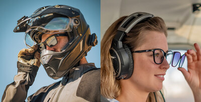 Amazingly comfortable under helmets and headsets