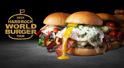 From June 14 through August 5, Hard Rock Cafe hosts its annual World Burger Tour competition for guests to try new delicious burgers made with unique, locally inspired flavors at over 100 cafe locations