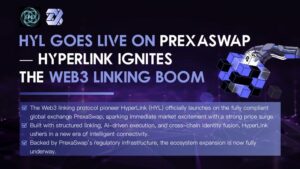 HYL Soars on Launch: PrexaSwap Partners with HyperLink to Ignite a New Order in Web3 Connectivity