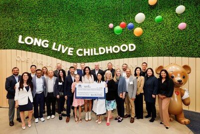 Hyundai and Hyundai Hope on Wheels present $200,000 to Children’s Hospital of Orange County (CHOC) in Orange, Calif., on June 4, 2025 (Photo/Hyundai)