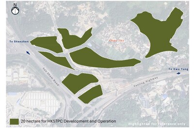 Overview of 20 hectares to HKSTP San Tin Technopole