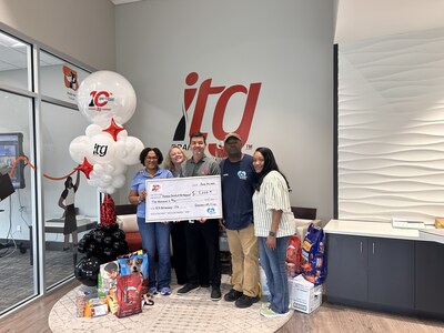 ITG Brands Presents Donation to the Humane Society of the Piedmont