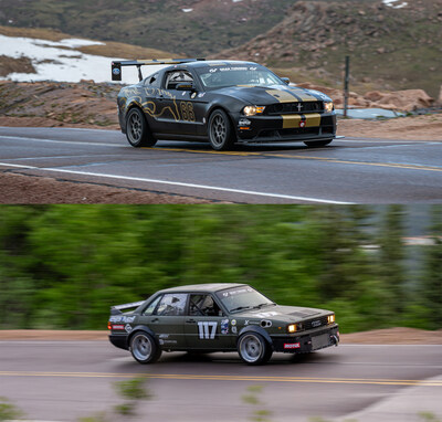 Dan Aweida's Ford Mustang Boss and Trevor Aweida’s Audi 4000 will race with Kumho Tire Ecsta V730 tires in the 2025 Pikes Peak Open division.