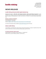 Lundin Mining Announces 2025 Capital Markets Day