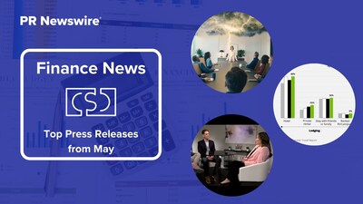 PR Newswire Monthly Finance Press Release Roundup, May 2025. Photos provided by Gap International, Inc., Deloitte and ADP, Inc.