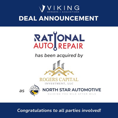 Rational Auto Repair has been acquired by Rogers Capital Investment, LLC as North Star Automotive.