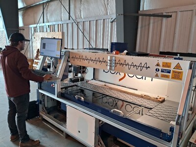 Figure 2: Box scanner for core scanning at Eco Ridge Project Aug-Oct 2024. (CNW Group/Palisades Goldcorp Ltd.)