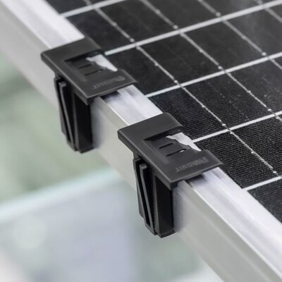 Easy Installation of Solar Drain Clip on panel