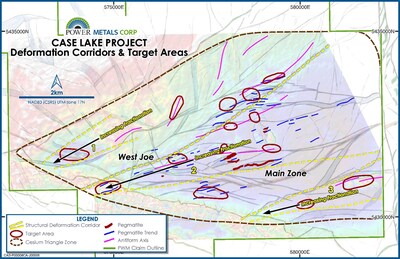 Figure 3 – Increased fractionation trends at the CTZ as pat of the Case Lake project (CNW Group/Power Metals Corp.)