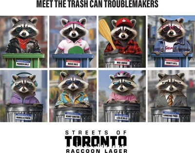 Raccoon Lager is inspired by some of Toronto's most iconic neighbourhoods. (CNW Group/Streets of Toronto)