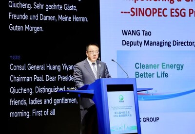 Sinopec Wins Technological Innovation Award at the 2nd Sino-European Corporate ESG Best Practice Conference. (PRNewsfoto/SINOPEC)