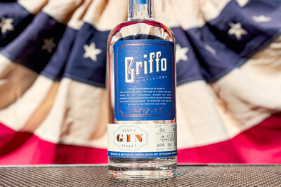 Griffo's Scott Street Gin awarded America's Greatest London Dry Gin 2025, crafted in Sonoma County with local Meyer lemons and wild & organic botanicals.