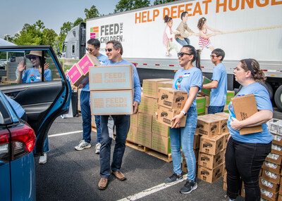 (Credit: Chip McCrea)  StarKist employee volunteers provided more than 8,300 meals to 400 households in the Dulles Corridor region.
