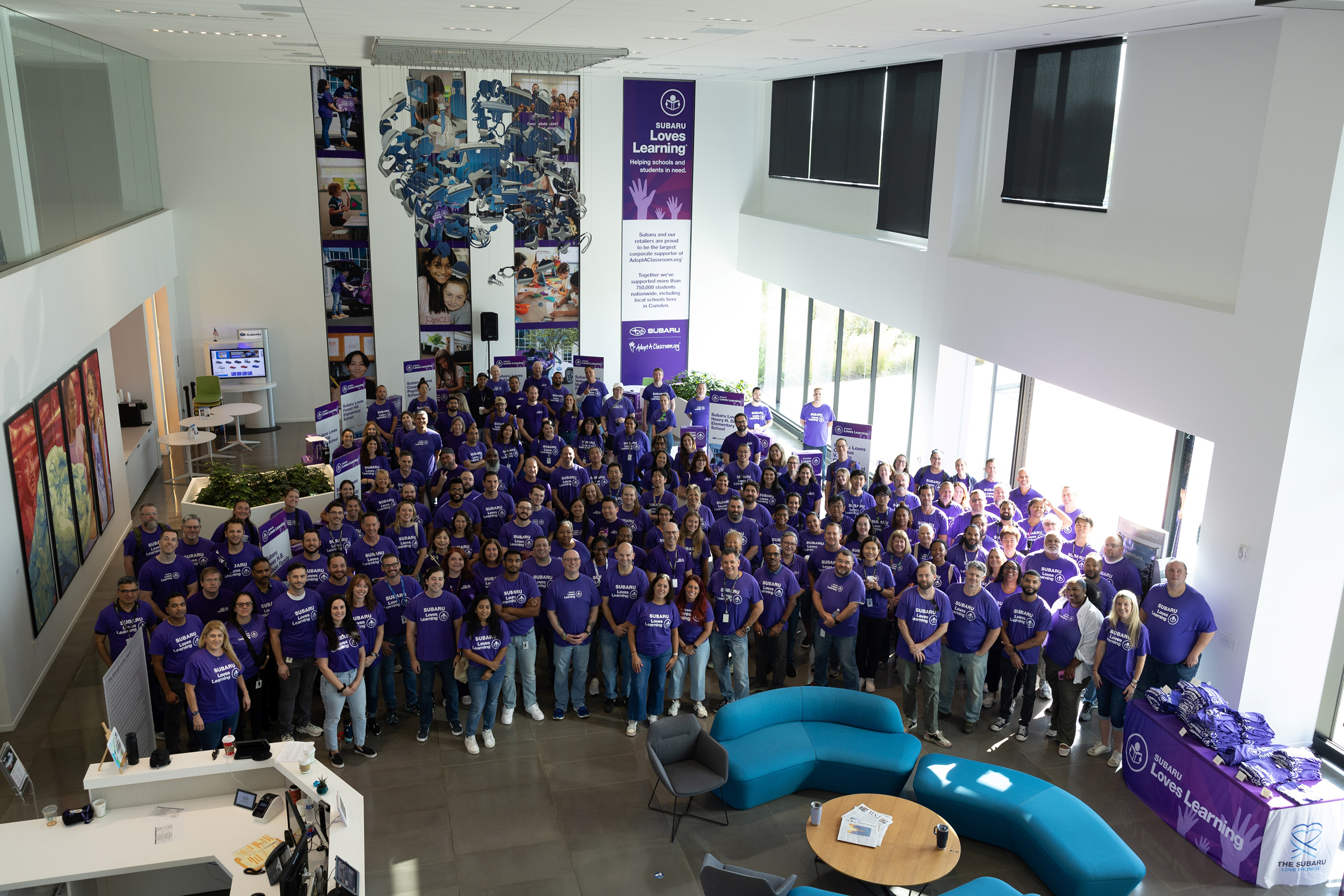 In 2024, Subaru employees volunteered over 15,000 hours, including events to support Subaru Loves Learning®, providing essential supplies to students and teachers in high-needs schools nationwide.