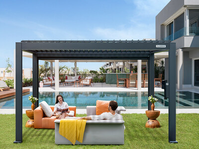 Modern pergolas represent a fusion of style and climate control system that becomes the essence of outdoor life.