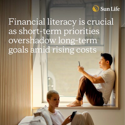 Financial literacy is crucial as short-term priorities overshadow long-term goals amid rising costs (CNW Group/Sun Life Asia)