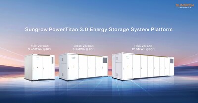 Sungrow PowerTitan 3.0 Energy Storage System Platform (PRNewsfoto/Sungrow Power Supply Co., Ltd.)