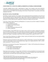 SURGE ENERGY INC. ANNOUNCES APPROVAL FOR RENEWAL OF NORMAL COURSE ISSUER BID (CNW Group/Surge Energy Inc.)