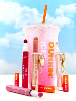 tarte™ and Dunkin’® serve up the juiciest collab of the summer with a limited-edition lip collection inspired by Dunkin’ Refreshers.