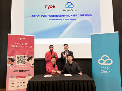 Tencent Cloud today announced a strategic partnership with Ryde Group Ltd (NYSE American: RYDE), to elevate in-app communication for ride-hailing services in Southeast Asia.