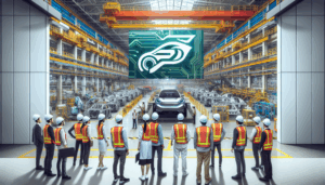 Tourists Flock to China’s EV Hype Factories