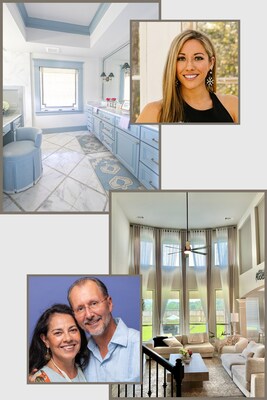 Gotcha Covered of Sugar Land (Texas) owner Rachel Eden Leuck (top) and Gotcha Covered of Clear Lake (Texas) owners Bernard and Rosa Elenna Robin each took home first place honors at the 2025 Window Fashion VISION Magazine’s Grace Awards.