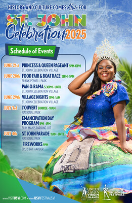 St John Celebration Event Schedule