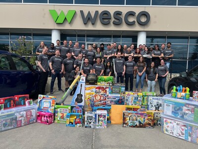 Our Calgary, Alberta team gathered donations for a local children’s hospital in honor of our Day of Caring.