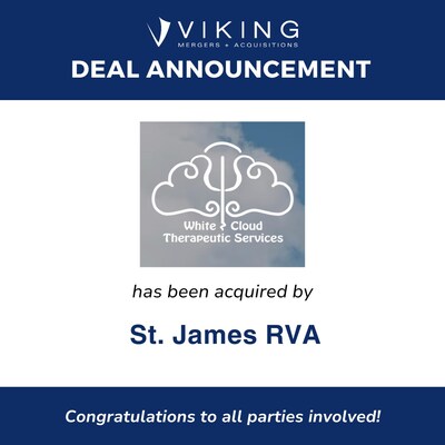 White Cloud Therapeutic Services has been acquired by St. James RVA