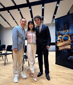 L-R: Charles Zhang, Lynn Chen-Zhang, Liwei Qin