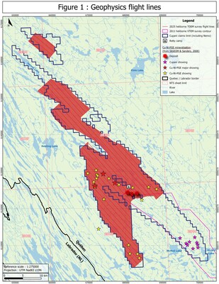 Flight plan for Geophysics (CNW Group/Cupani Metals Corp.)