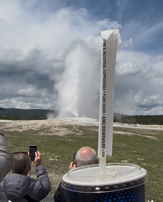 "Old Faithful, meet the straw that won't crack under pressure. Anu's Montana made compostable straw now available in Yellowstone." "Old Faithful, meet the straw that won't crack under pressure. Anu's Montana made compostable straw now available in Yellowstone."