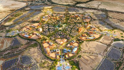 A rendering of the Expo 2030 in Riyadh. A rendering of the Expo 2030 in Riyadh.