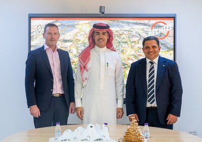 Pictured left to right, John Doyle, Program Director, Expo 2030 Riyadh, Bechtel; Talal H. AlMarri, CEO, Expo 2030 Riyadh Company; and Hani Rizkallah, President, Saudi Arabia Infrastructure, Bechtel. Pictured left to right, John Doyle, Program Director, Expo 2030 Riyadh, Bechtel; Talal H. AlMarri, CEO, Expo 2030 Riyadh Company; and Hani Rizkallah, President, Saudi Arabia Infrastructure, Bechtel.