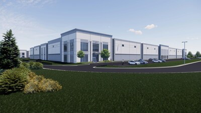 Two Class-A speculative industrial buildings situated on 29 acres in La Vergne, Tennessee.