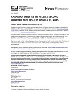 Pre-earnings CU (CNW Group/Canadian Utilities Limited)