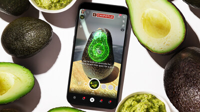 Chipotle’s new interactive “AvoLotto Sweepstakes” will allow fans to scan real avocados using an AR Lens on Snapchat.