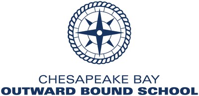 Logo of Chesapeake Bay Outward Bound School including a navy compass rose centered above the school name.