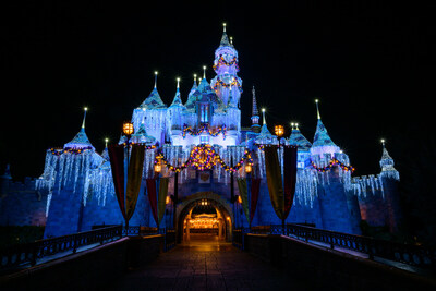 Holidays at the Disneyland Resort
From Nov. 14, 2025 - Jan. 7, 2026, the Disneyland Resort in Anaheim, Calif., transforms into a merry, magical wonderland during the holiday season. The celebration will feature entertainment, festive fare, sparkling décor and seasonal transformations of select attractions. Wintertime Enchantment at Sleeping Beauty’s Winter Castle at Disneyland Park will shine with shimmering icicles and twinkling lights day and night. (Richard Harbaugh/Disneyland Resort)