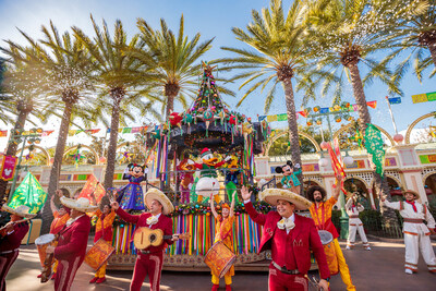Holidays at the Disneyland Resort – Disney ¡Viva Navidad! Street Party
Taking place on select days during the Disney Festival of Holidays Nov. 14, 2025-Jan. 7, 2026 , Disney  ¡Viva Navidad! street party at Disney California Adventure Park in Anaheim, Calif., is a joyous celebration with Mexican folklórico dancers and mariachis, Brazilian samba dancers and percussionists, Disney characters and more. (Sean Teegarden/Disneyland Resort)